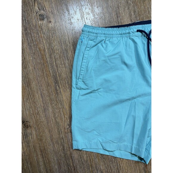 Vineyard Vines On The Go Shorts Mens M Blue Lined Hybrid 7" Inseam Pockets - Picture 2 of 9